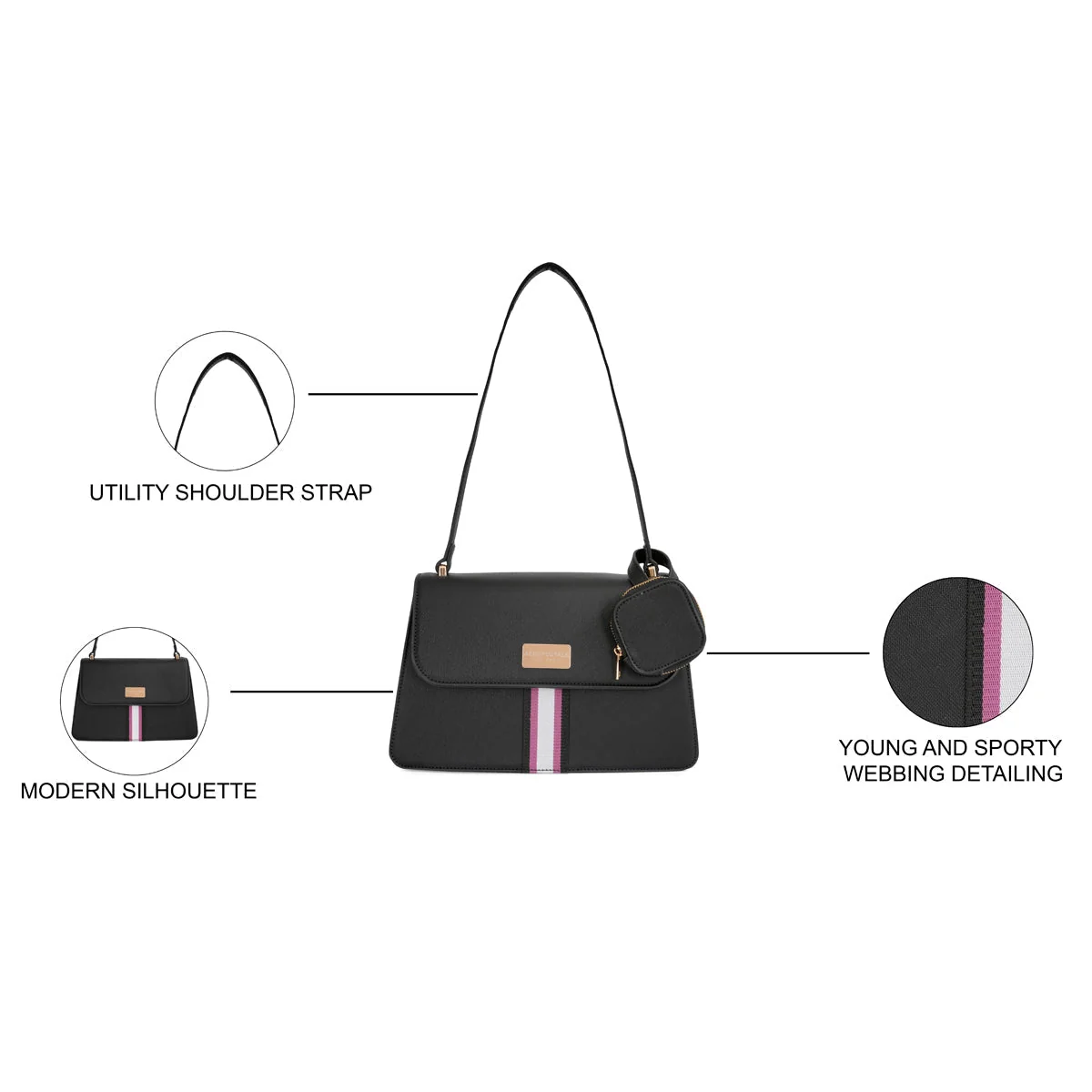 Aeropostale Agetha Womens Sling Bag - Image 4