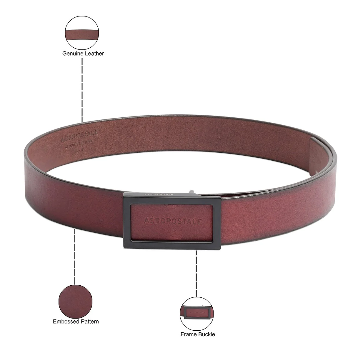 Aeropostale Deltona Men's Non Reversible belt - Image 4