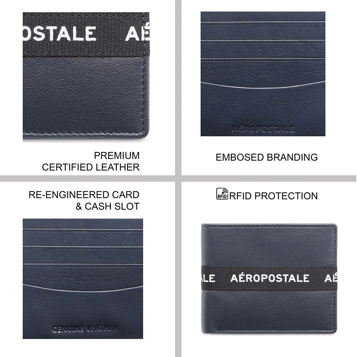 Aeropostale Renton Men's Slimfold Wallet - Image 8