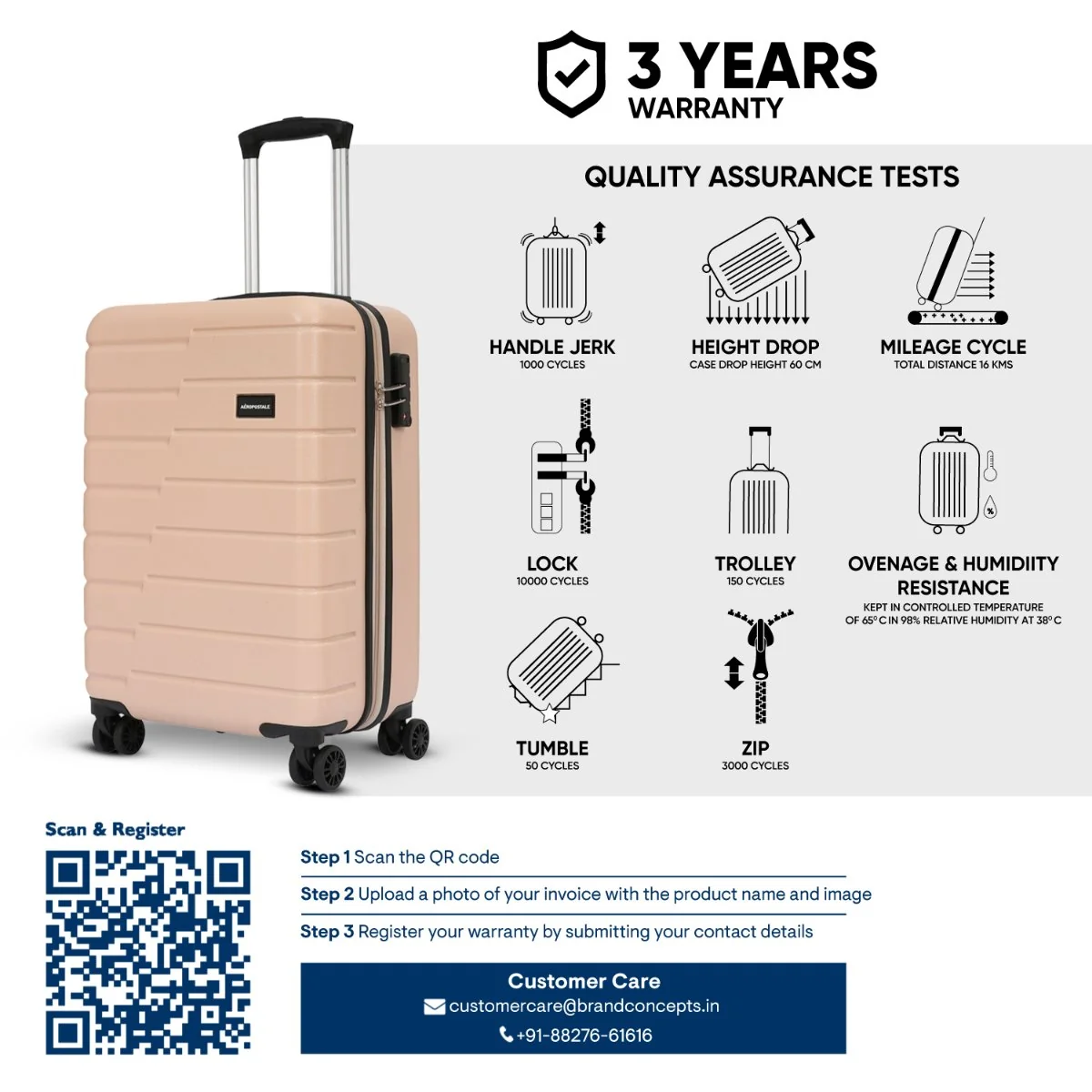 Aeropostale Stout Hard Luggage - Image 18