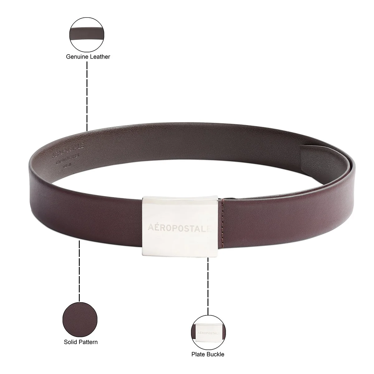 Aeropostale Tampa Men's Non Reversible belt - Image 4