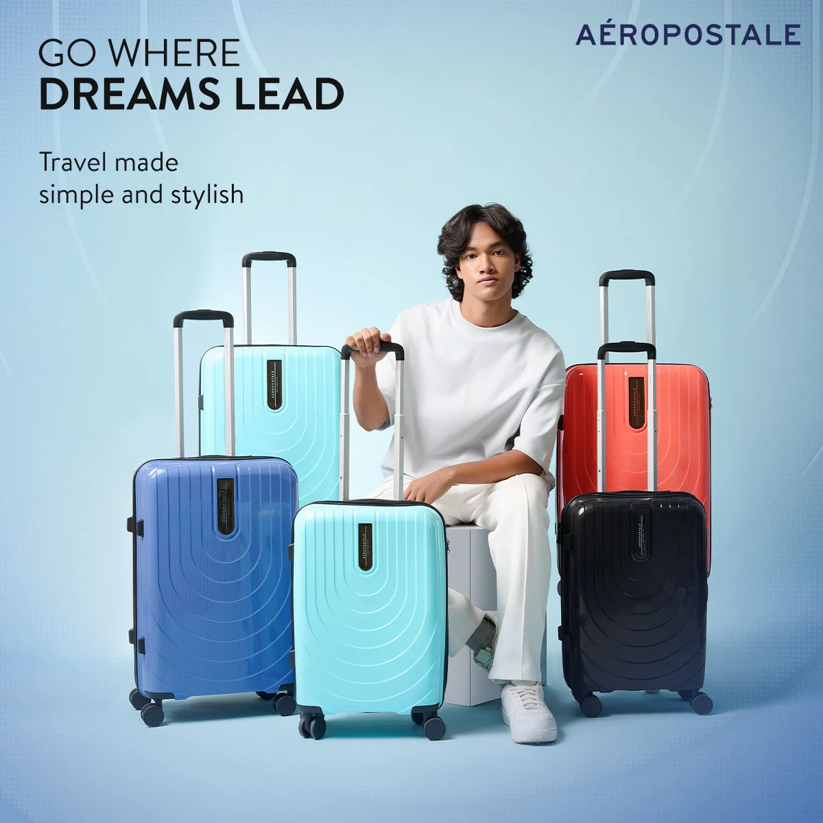 Aeropostale The Curvy Eagle Hard Luggage - Image 5