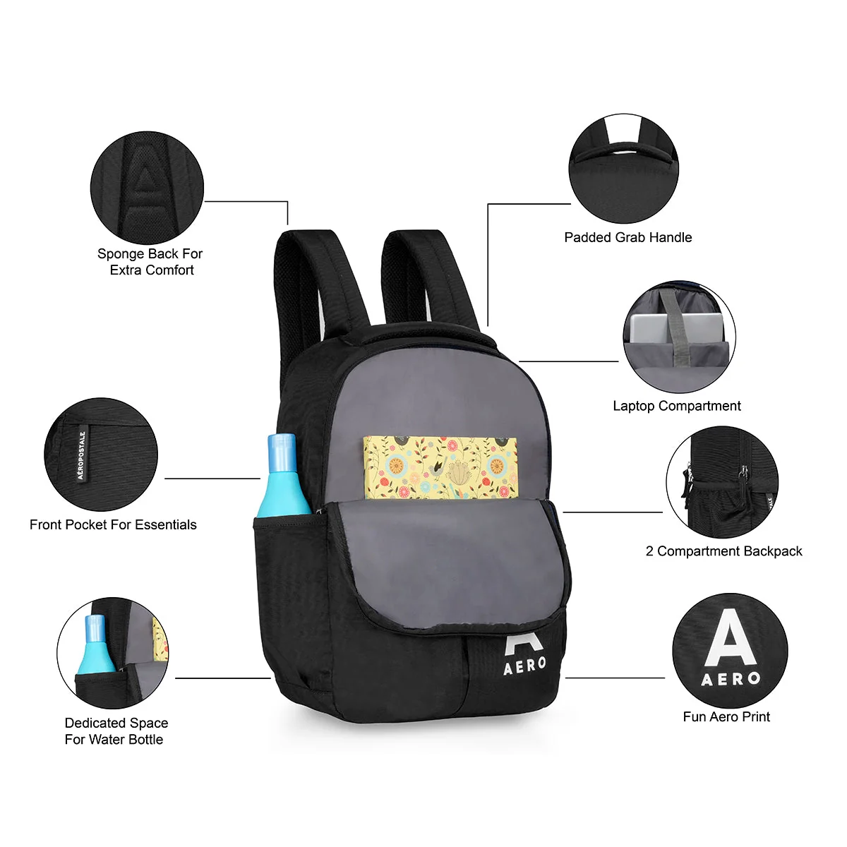 Aeropostale Tucker Laptop Backpack - Image 4