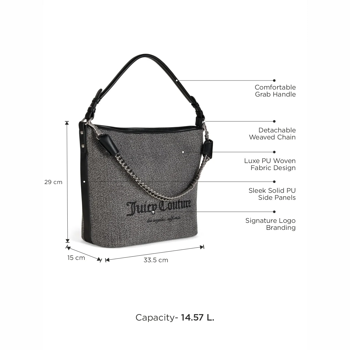 Juicy Couture Ceci Womens Hobo - Image 3