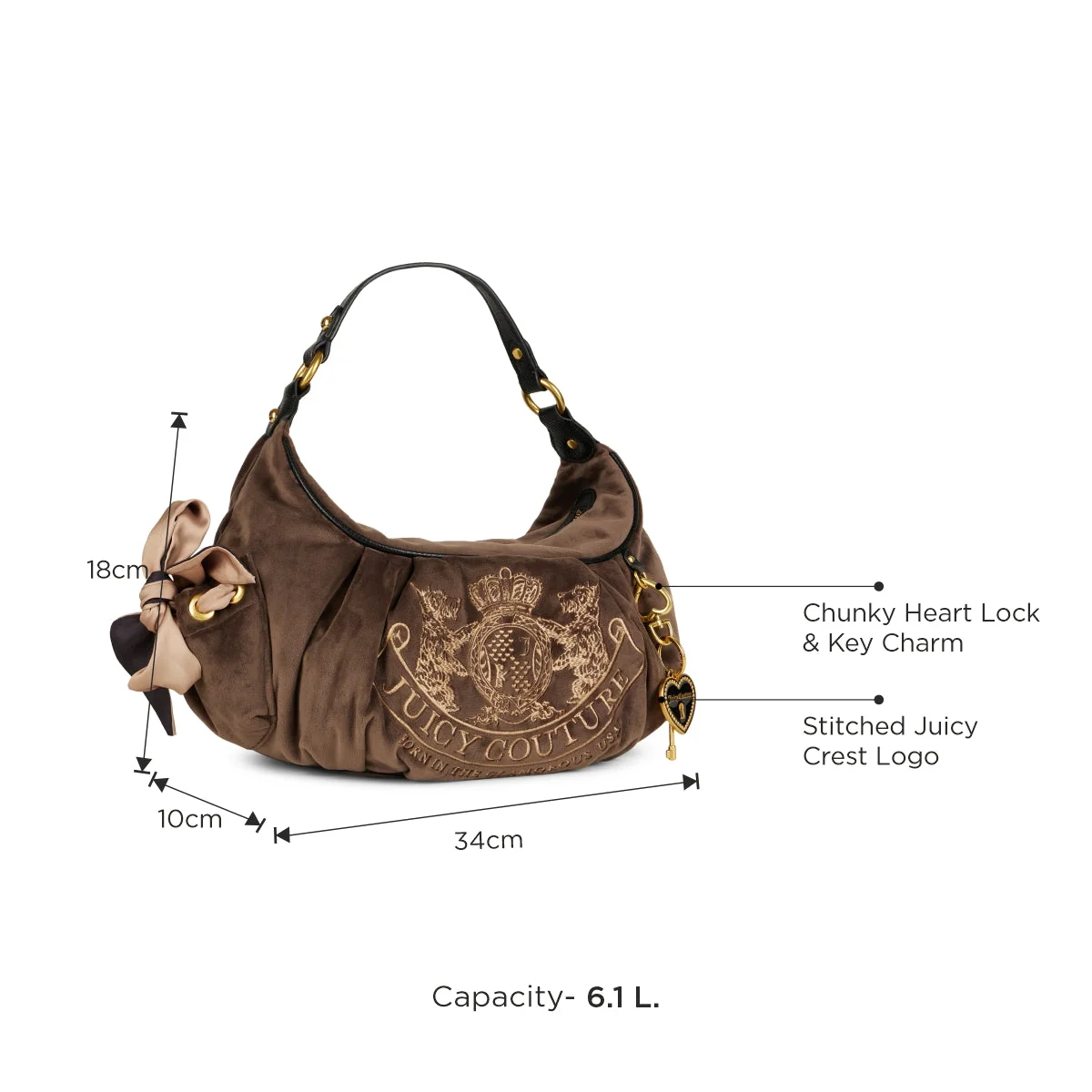 Juicy Couture Daydreamer Women's Medium Hobo - Image 3