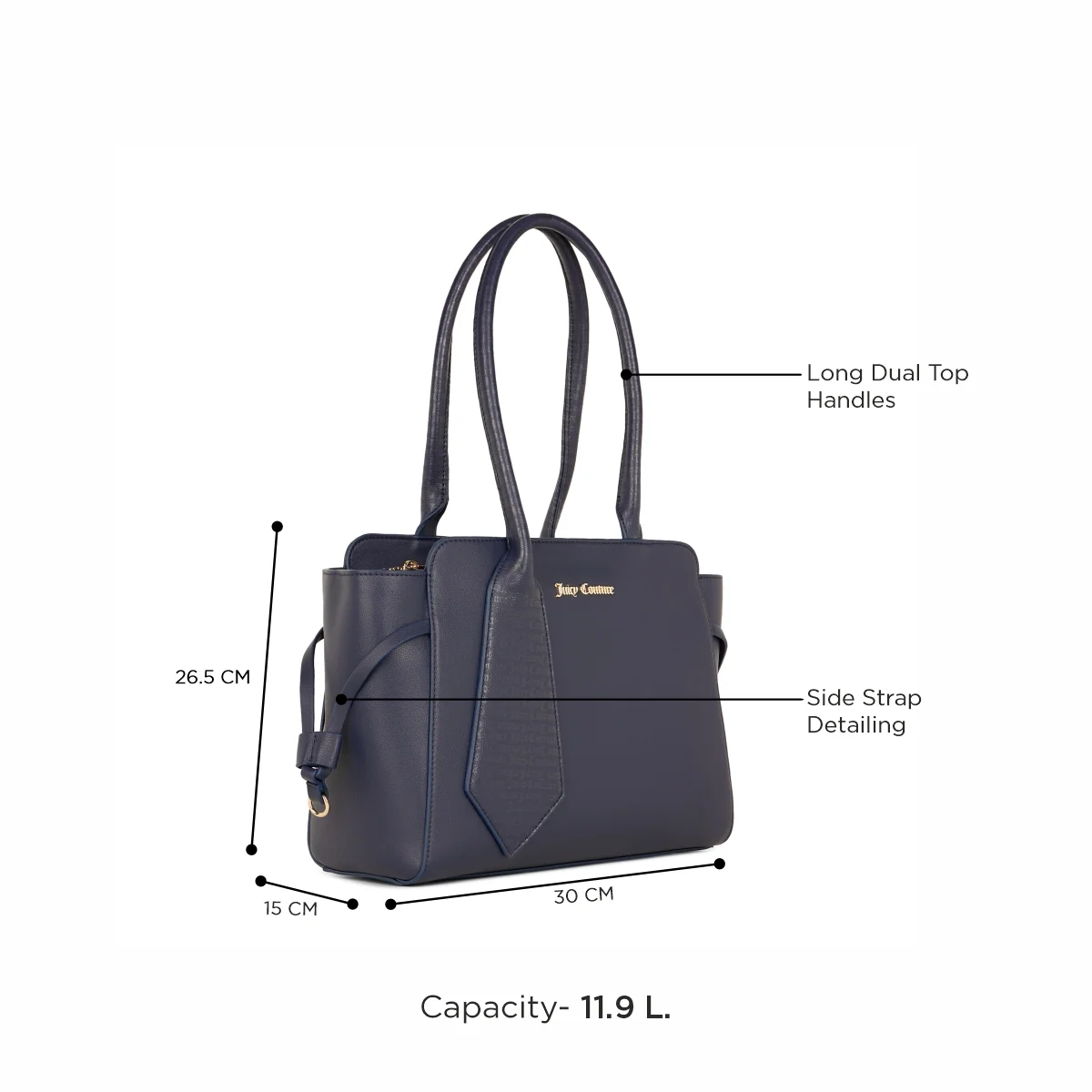 Juicy Couture Handle with Flair Structured Tote - Image 3