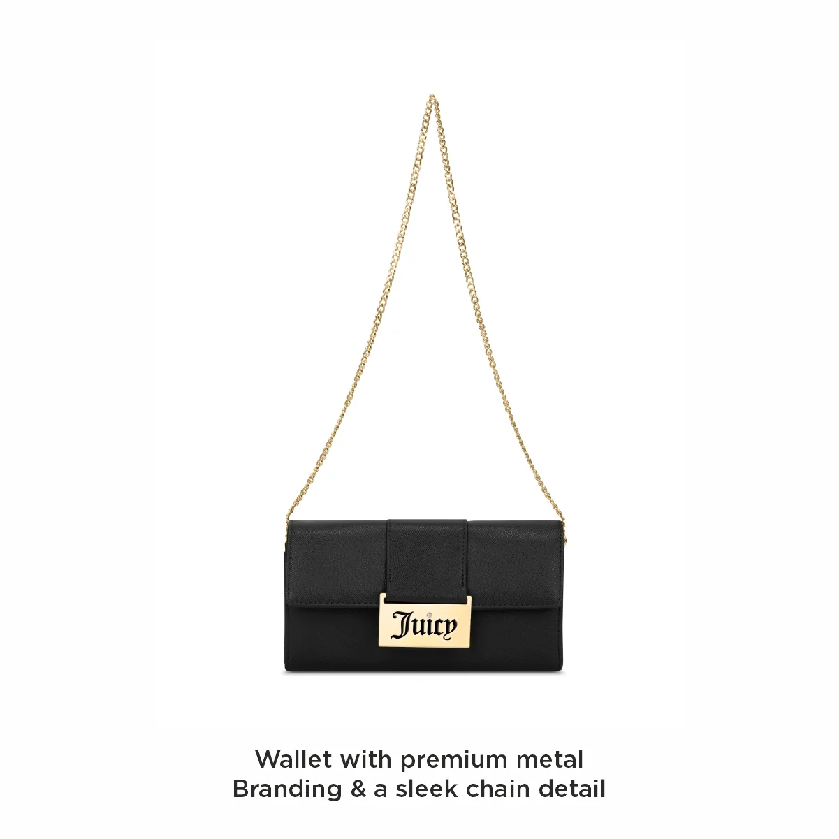 Juicy Couture L'Aura Trove Women's Flap Wallet with Sling - Image 3