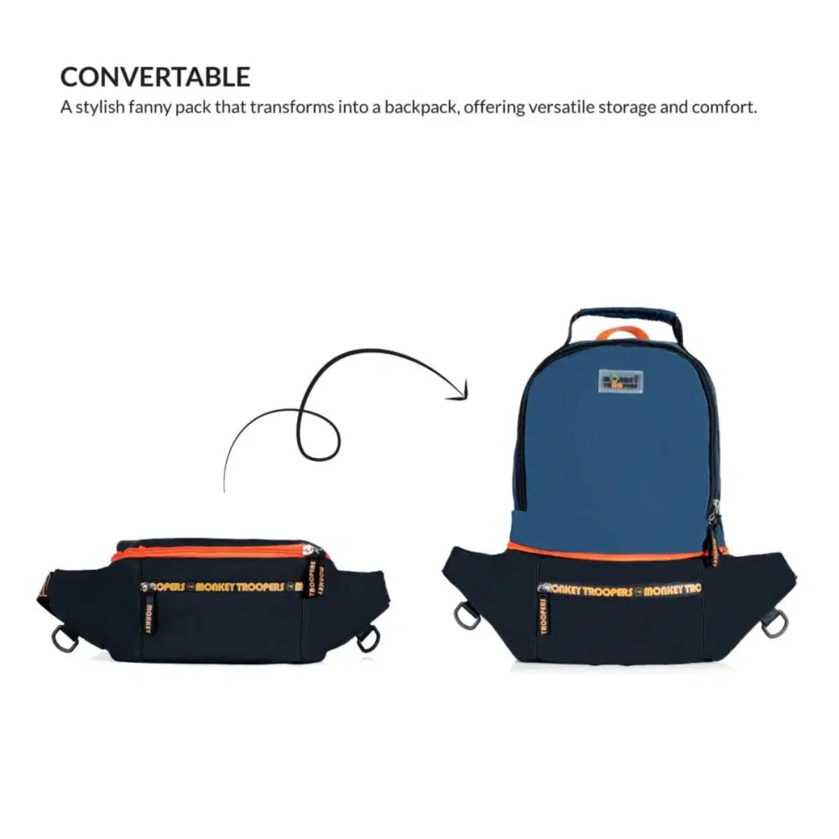 Monkey Troopers Banger Convertible Backpack - Image 2
