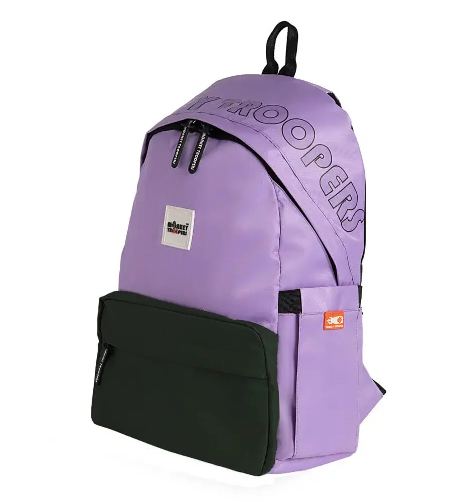 Monkey Troopers Shaggy Plus Laptop Backpack Lavender - Image 2
