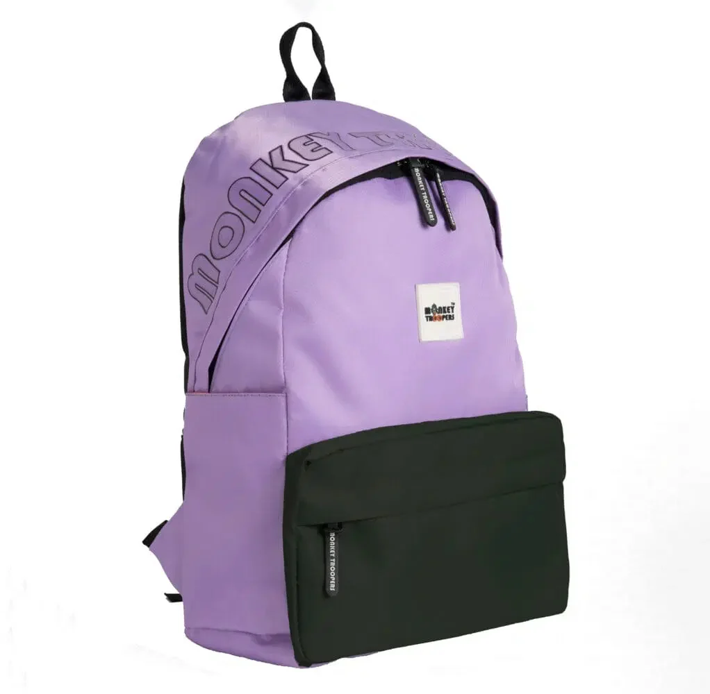 Monkey Troopers Shaggy Plus Laptop Backpack Lavender - Image 4