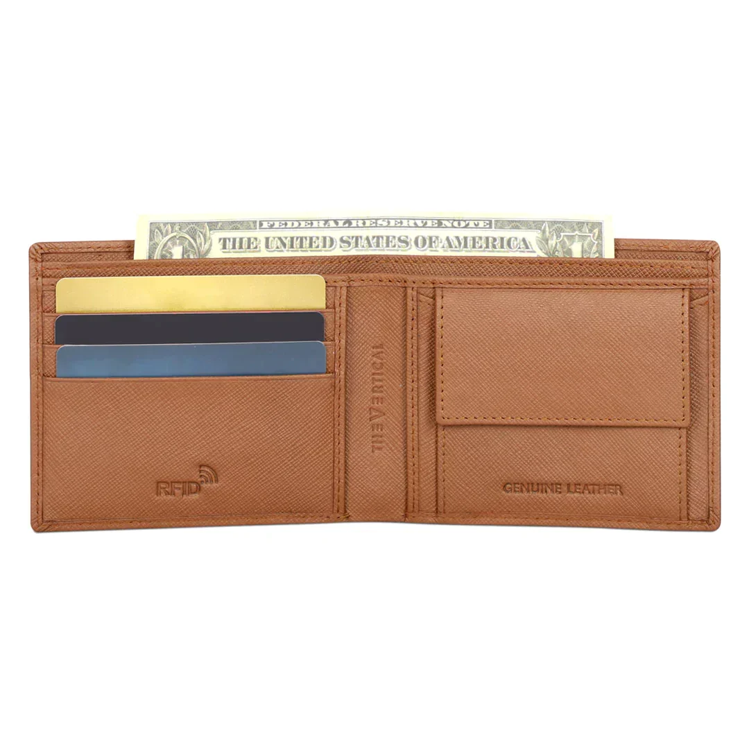 The Vertical Maestro Men's Leather Global Coin Wallet - Image 7