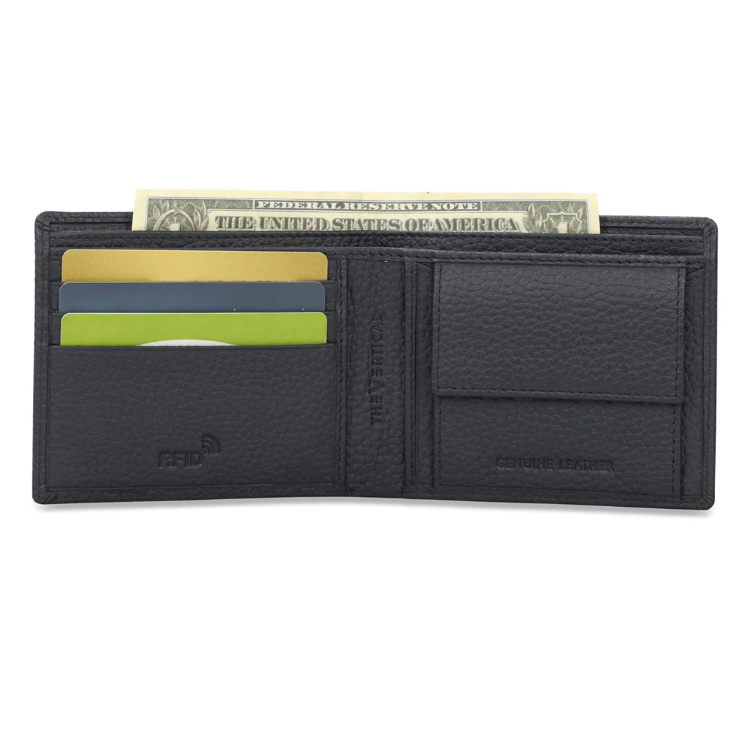 The Vertical Milenia Men's Leather Global Coin Wallet - Image 7