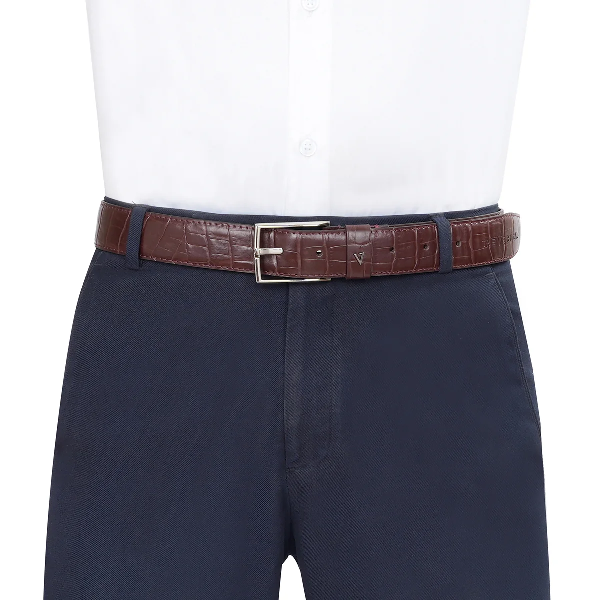 The Vertical Patras Men's Reversible Belt - Image 7