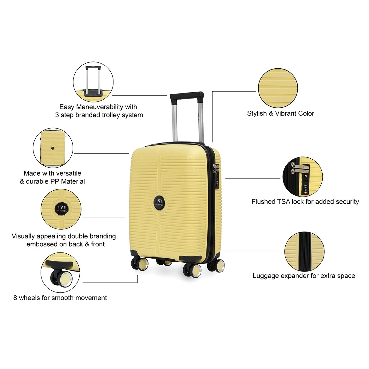 The Vertical Stellar Hard Luggage - Image 5