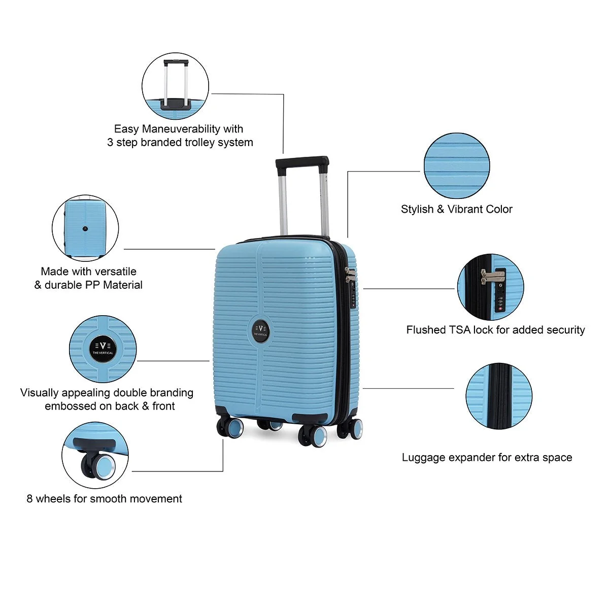 The Vertical Stellar Hard Luggage - Image 4