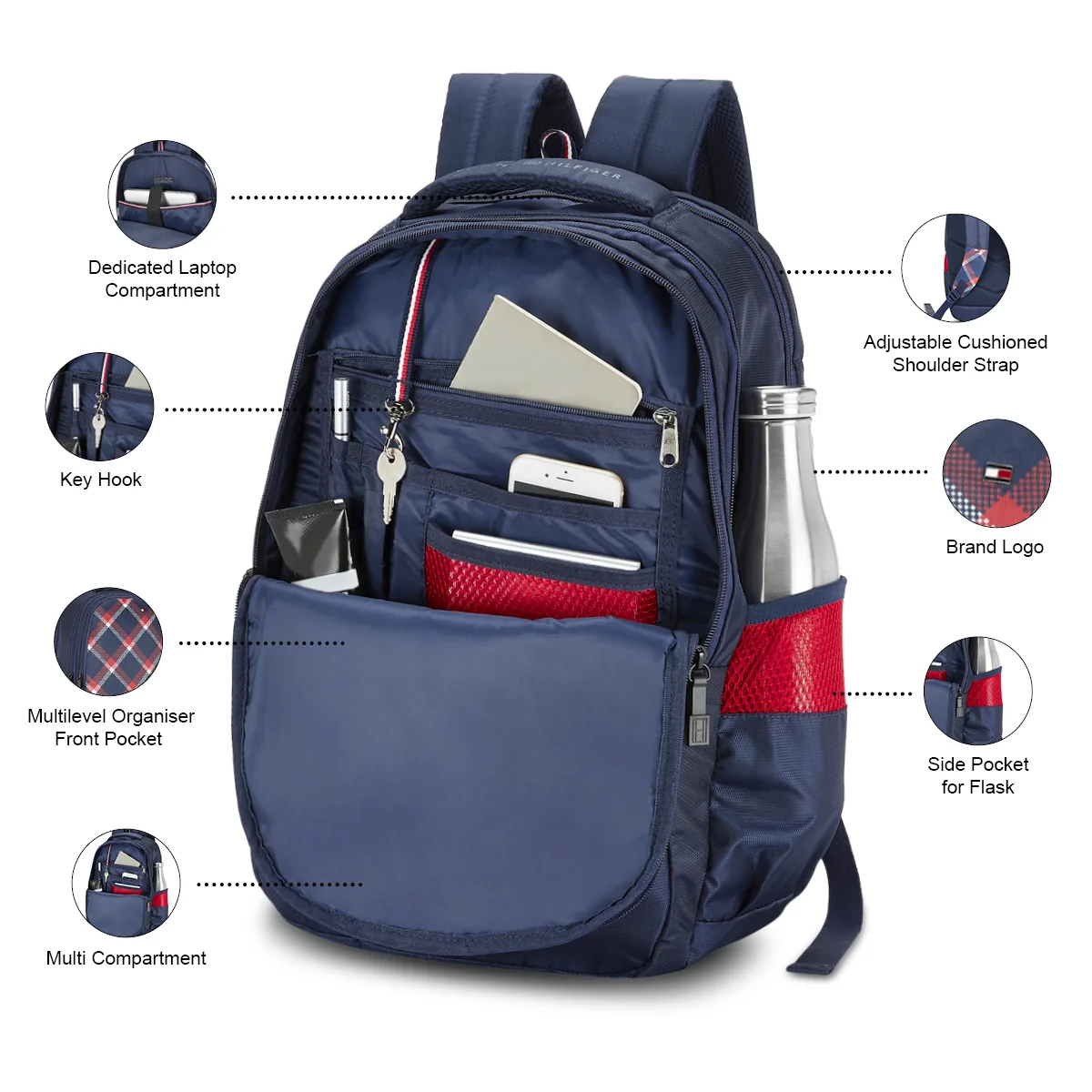 Tommy Hilfiger Alps Laptop Backpack - Image 6