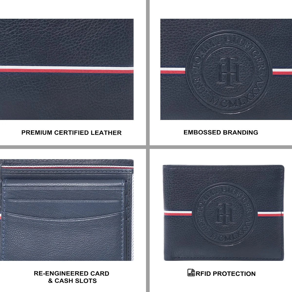Tommy Hilfiger Alsek Men's Passcase Wallet - Image 7