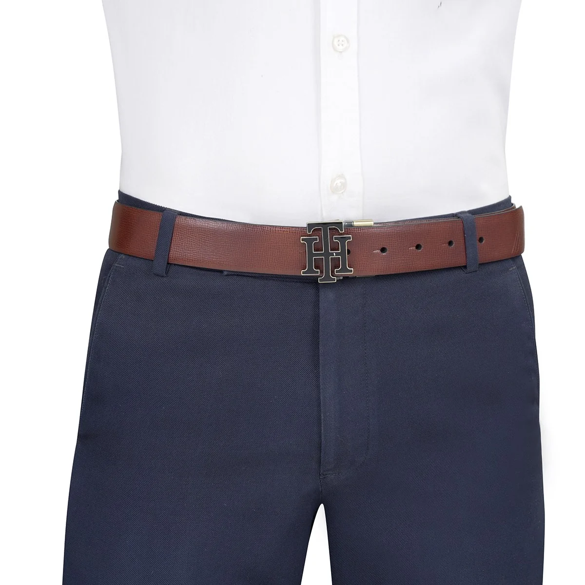 Tommy Hilfiger Andros Men's Reversible Belt - Image 8