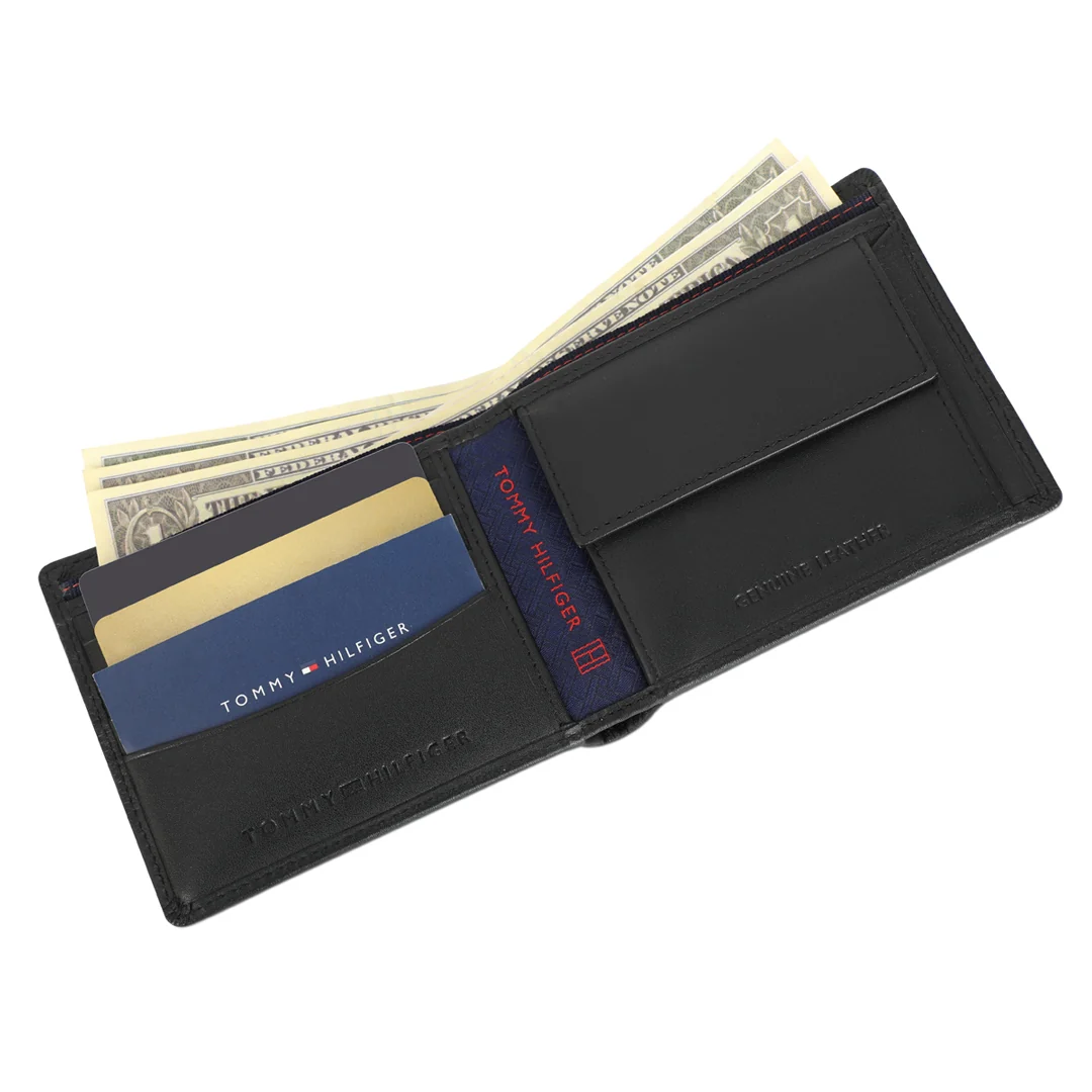 Tommy Hilfiger Aurelio Men's Leather Global Coin Wallet - Image 13