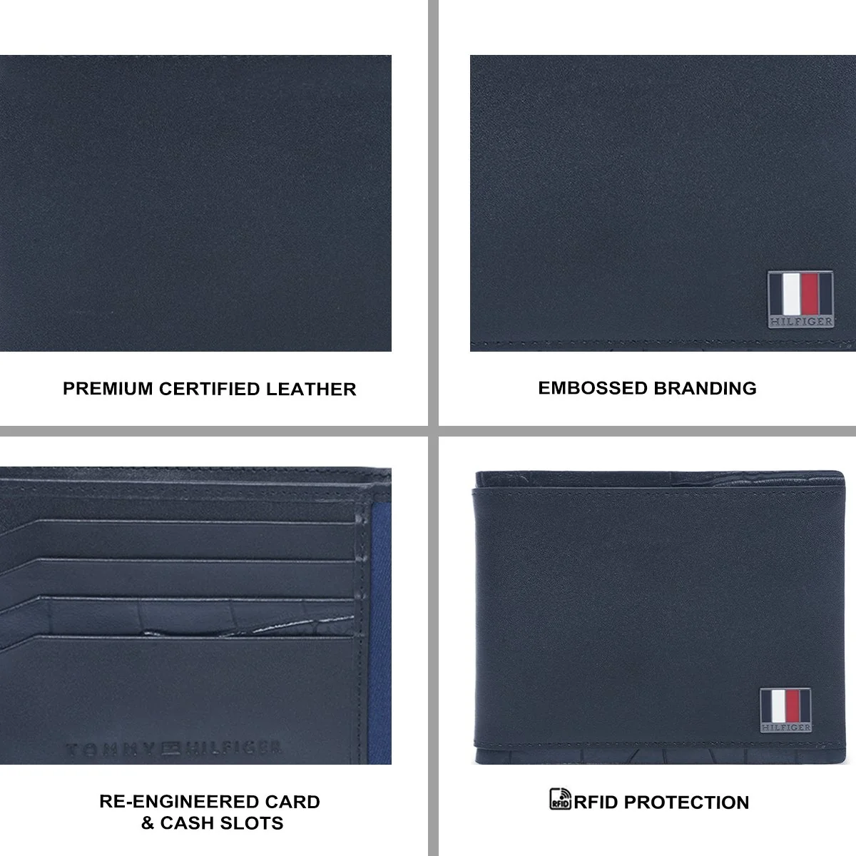 Tommy Hilfiger Babine Men's Slimfold Wallet - Image 7