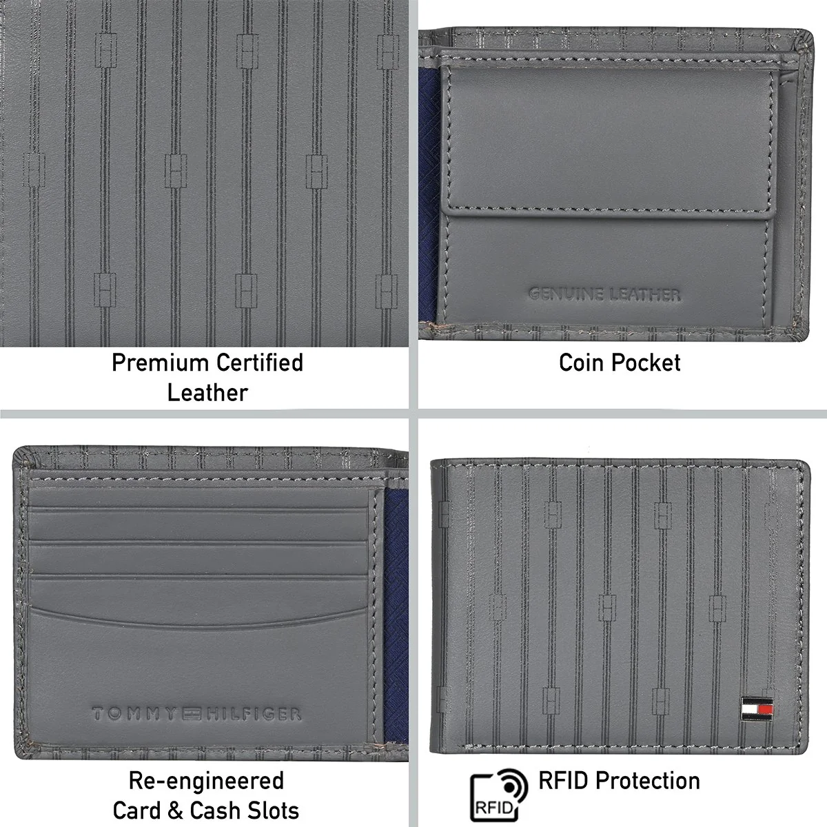 Tommy Hilfiger Bartelso Men's Global Coin Wallet - Image 8