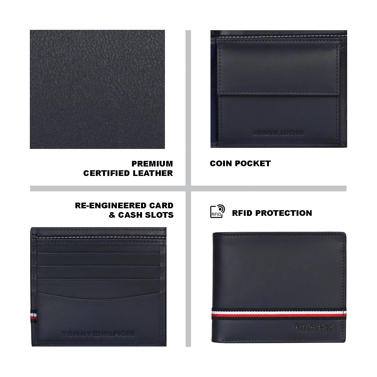 Tommy Hilfiger Basco Men's Global Coin Wallet - Image 8