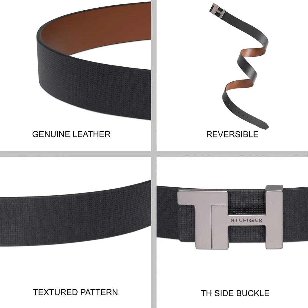 Tommy Hilfiger Bayley Men's Reversible Belt - Image 4