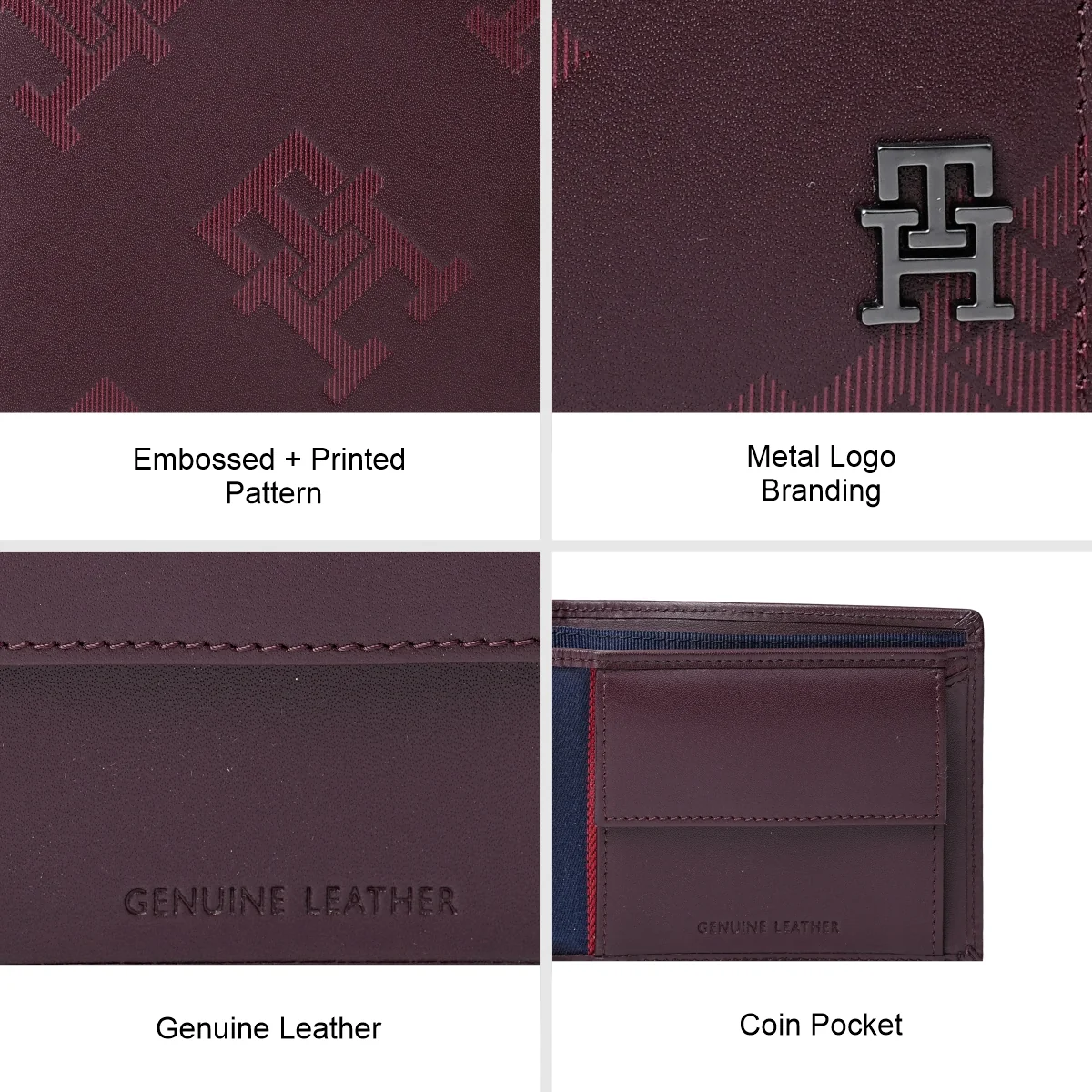 Tommy Hilfiger Branco Men's Global Coin Wallet - Image 6