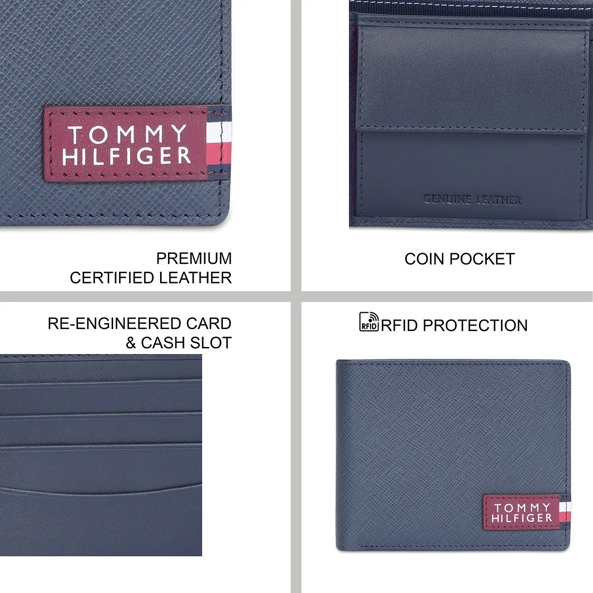 Tommy Hilfiger Brant Men's Global Coin Wallet - Image 8