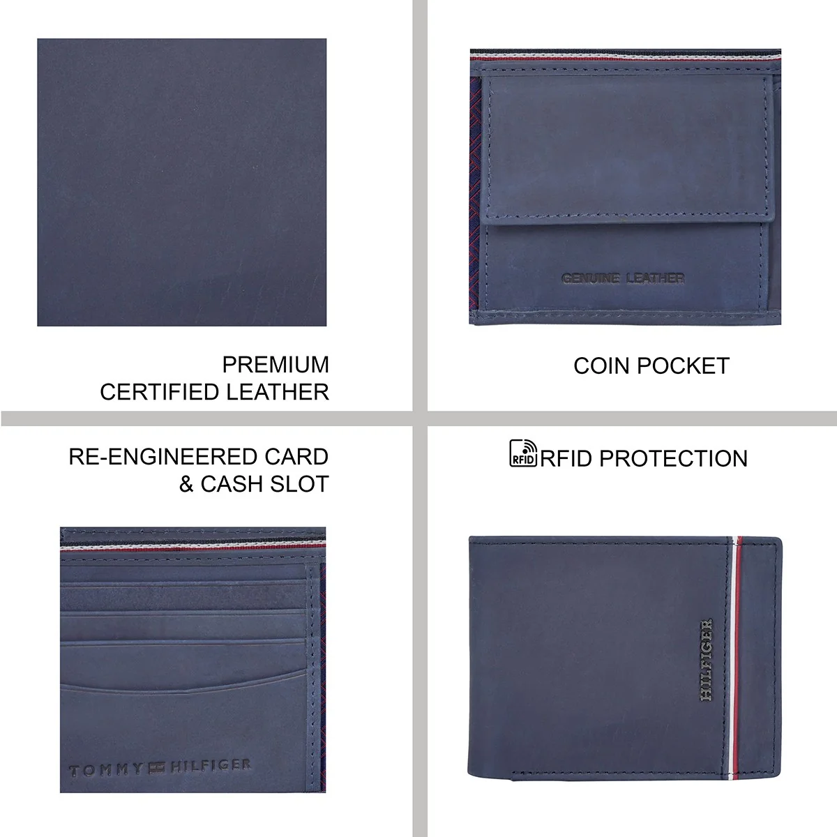 Tommy Hilfiger Calhoun Men's Global Coin Wallet - Image 8
