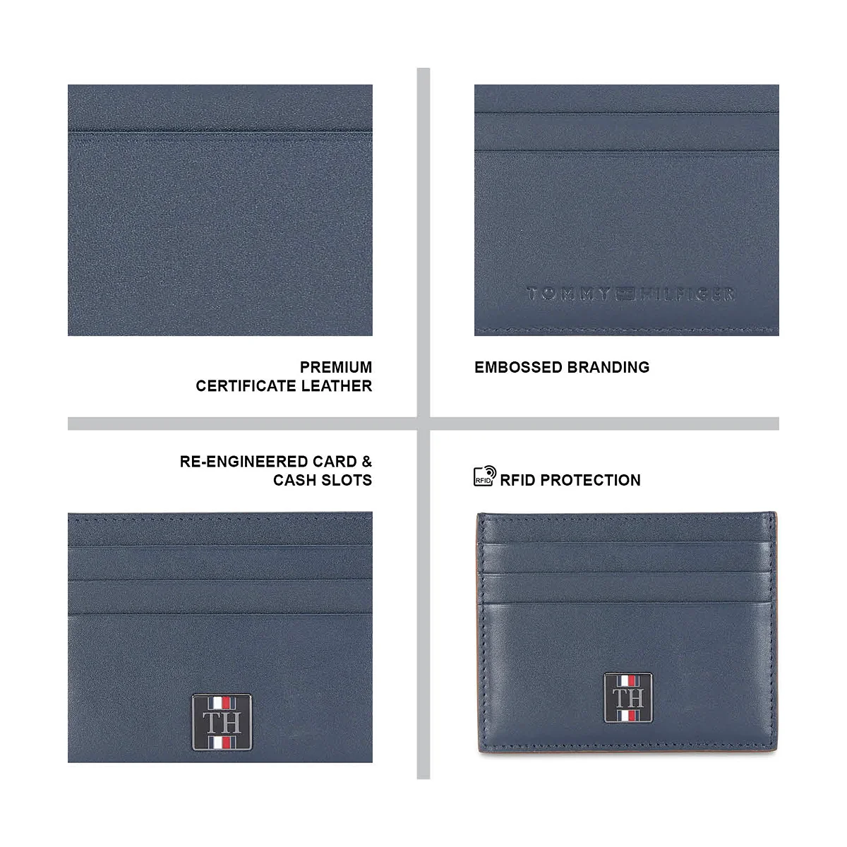 Tommy Hilfiger Calogero Men's Leather Card Holder - Image 10