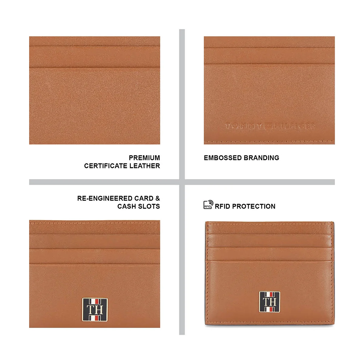 Tommy Hilfiger Calogero Men's Leather Card Holder - Image 18