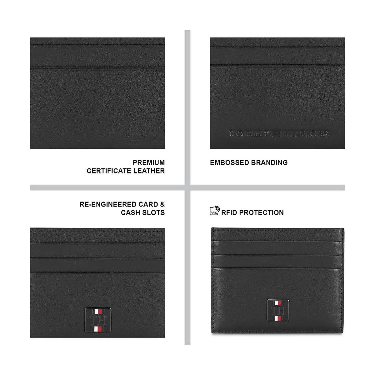 Tommy Hilfiger Calogero Men's Leather Card Holder - Image 4