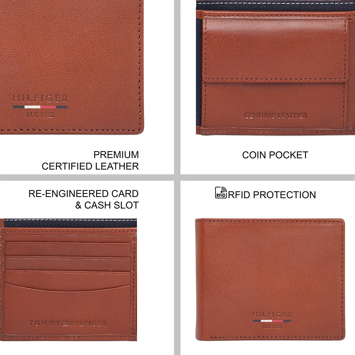 Tommy Hilfiger Campton Men's Global Coin Wallet - Image 7