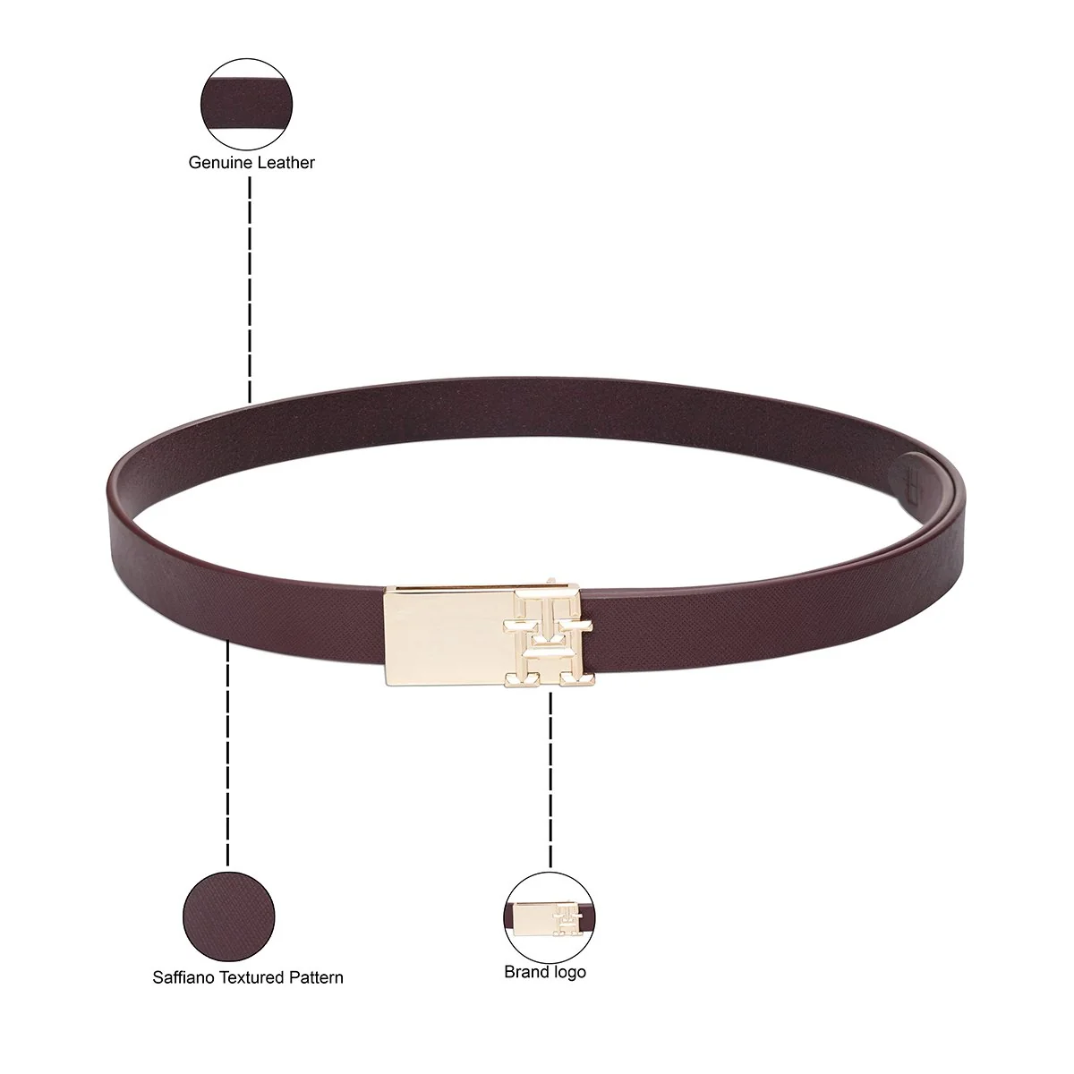 Tommy Hilfiger Cashe Women's Non Reversible Belt - Image 4