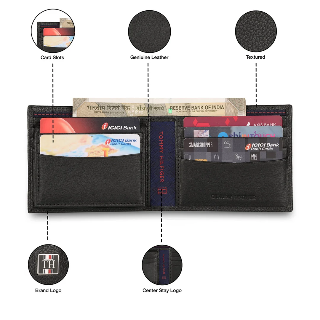 Tommy Hilfiger Cody Men's Leather Passcase Wallet - Image 4