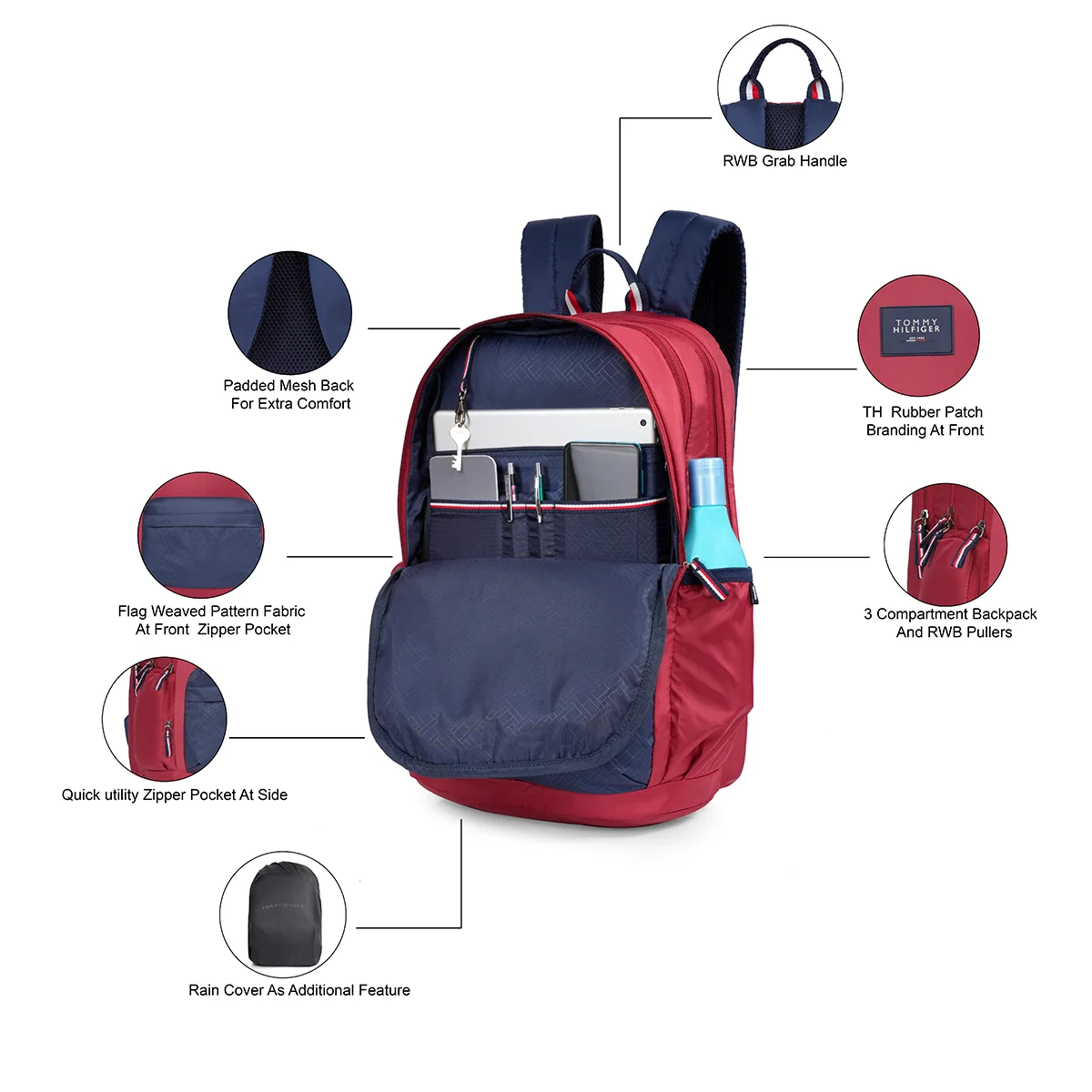 Tommy Hilfiger Cosmicquest Back to School Backpack - Image 4