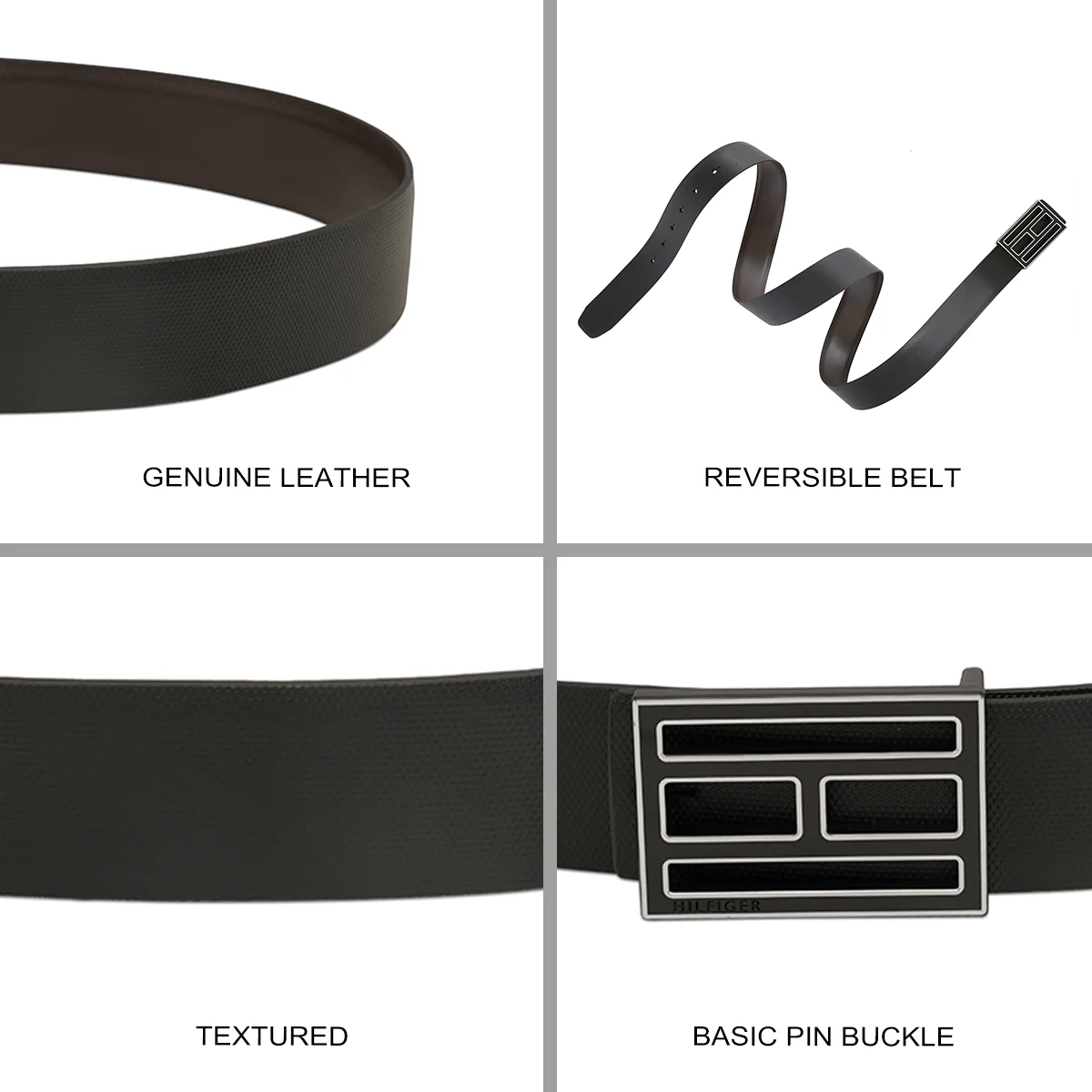 Tommy Hilfiger Crab Men's Reversible Belt - Image 7