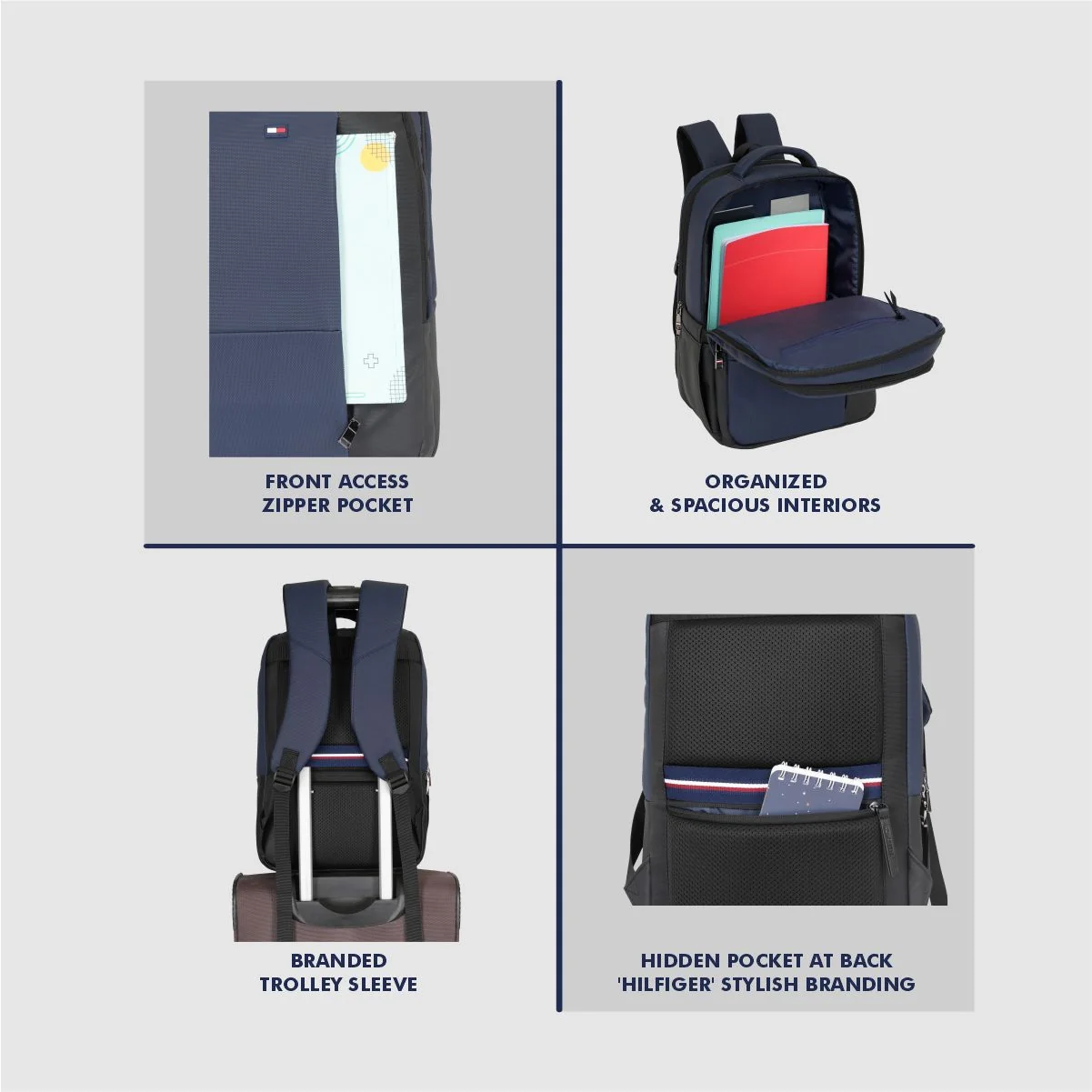 Tommy Hilfiger Cyrus Laptop Backpack - Image 5