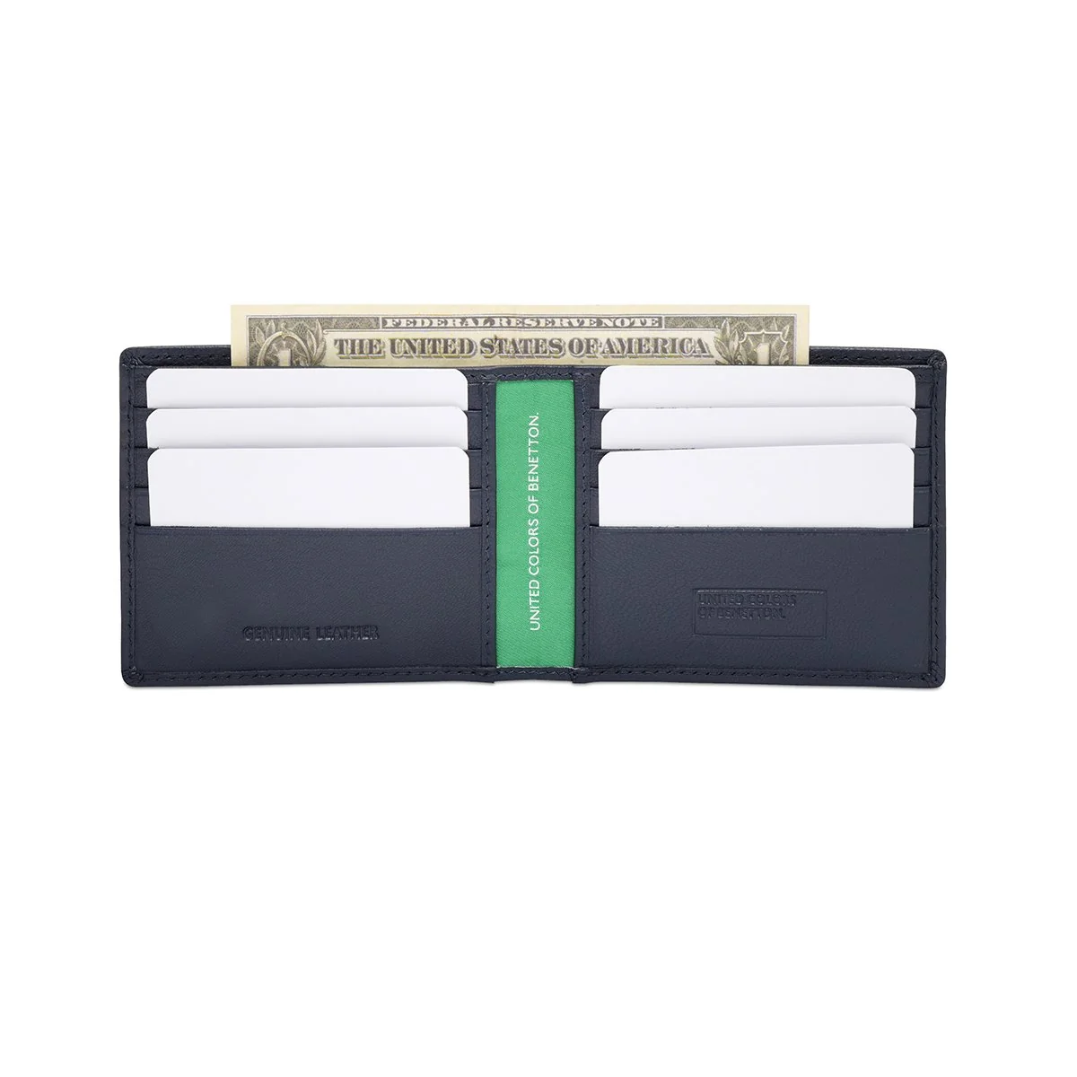 United Colors of Benetton Davle Men's Slimfold Wallet - Image 6