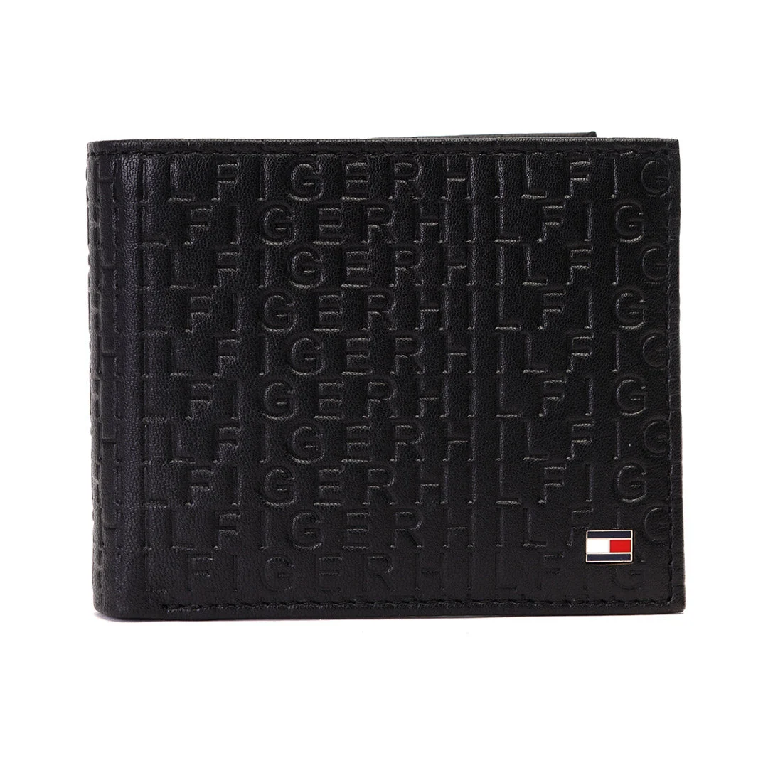 Tommy Hilfiger Erik Embossed Men's Leather Global Coin Wallet - Image 15