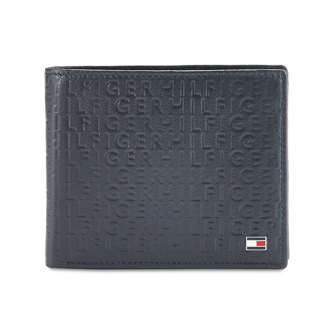 Tommy Hilfiger Erik Embossed Men's Leather Global Coin Wallet - Image 22