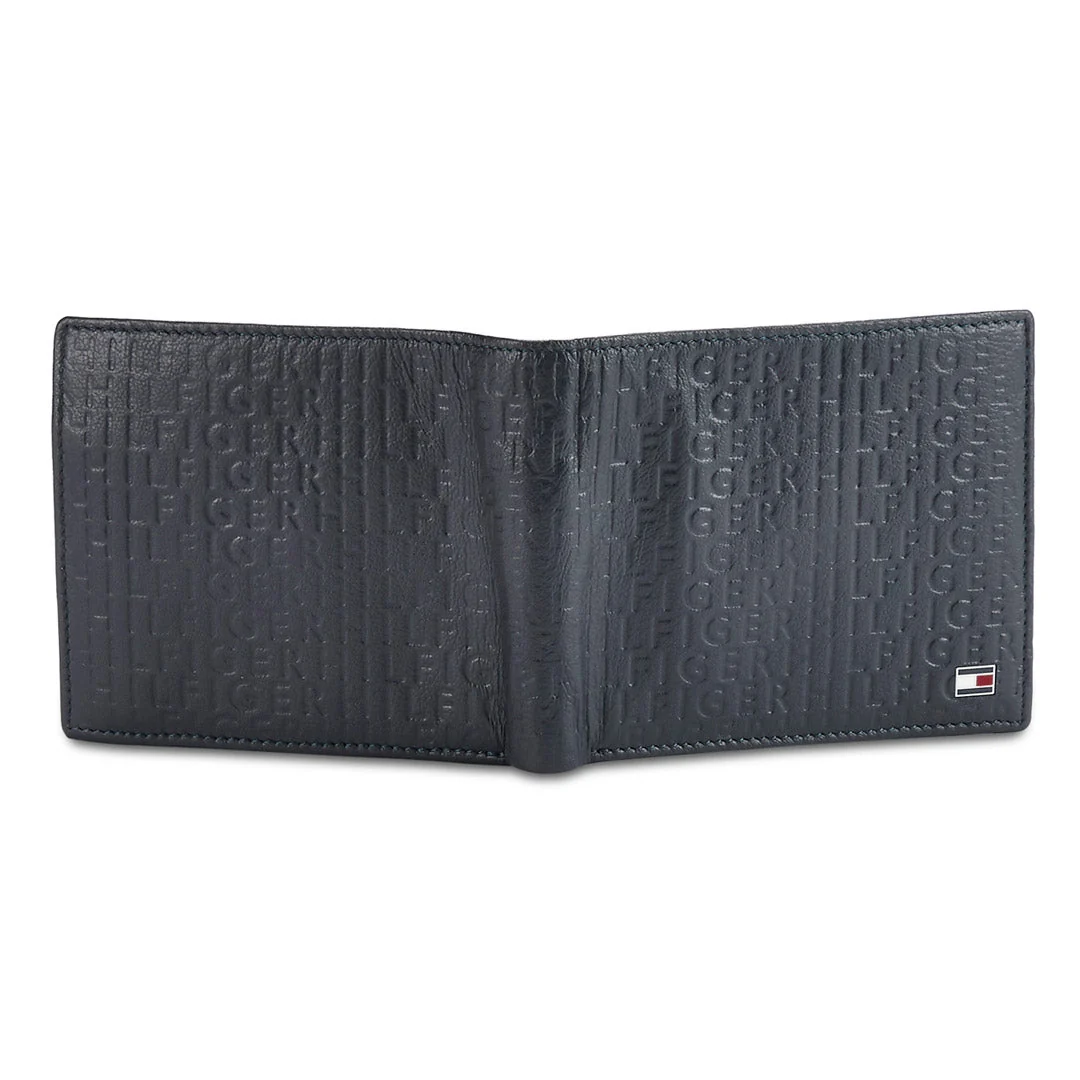Tommy Hilfiger Erik Embossed Men's Leather Global Coin Wallet - Image 27