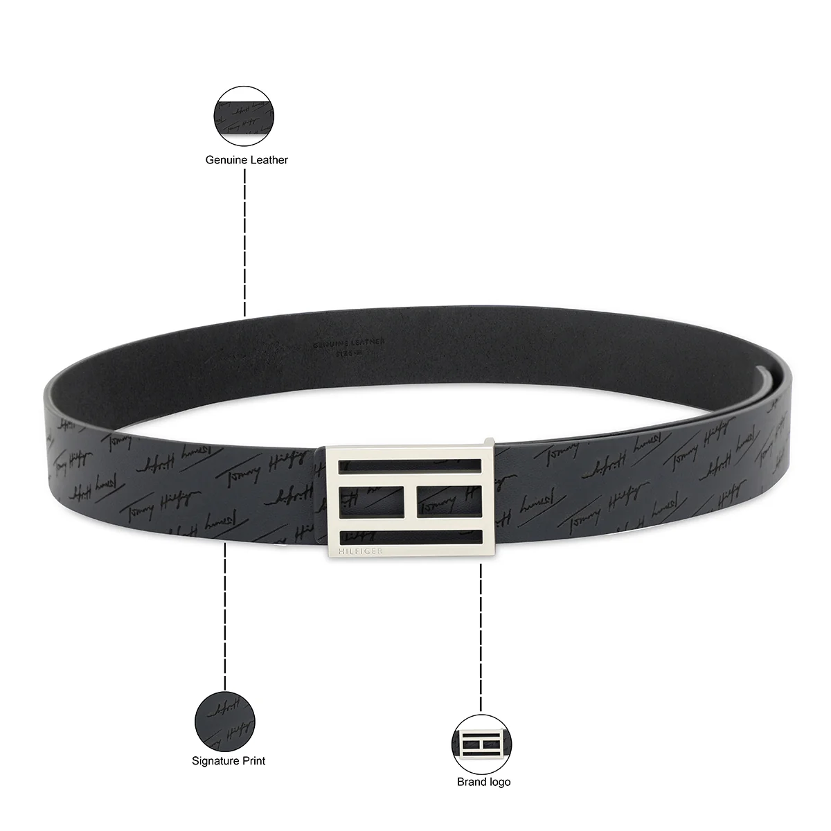 Tommy Hilfiger Ettore Men's Leather Belt - Image 20