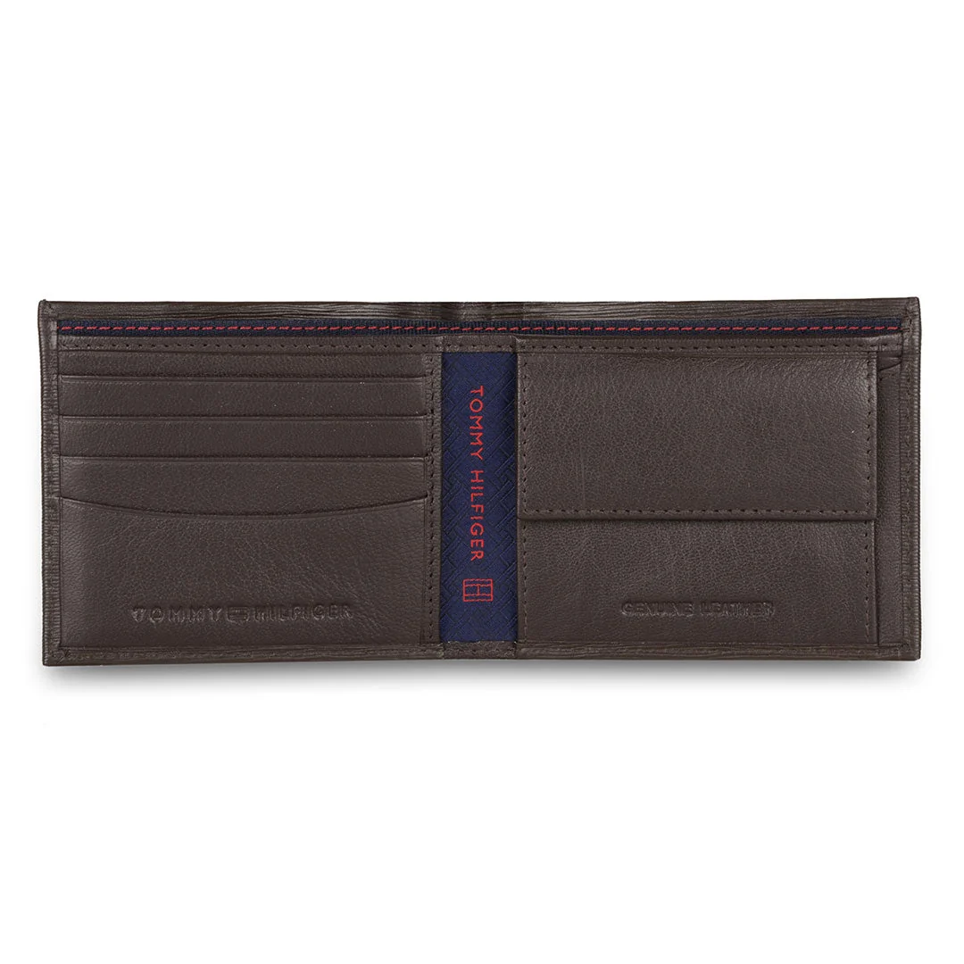 Tommy Hilfiger Finn Men's Leather Global Coin Wallet-Navy - Image 13