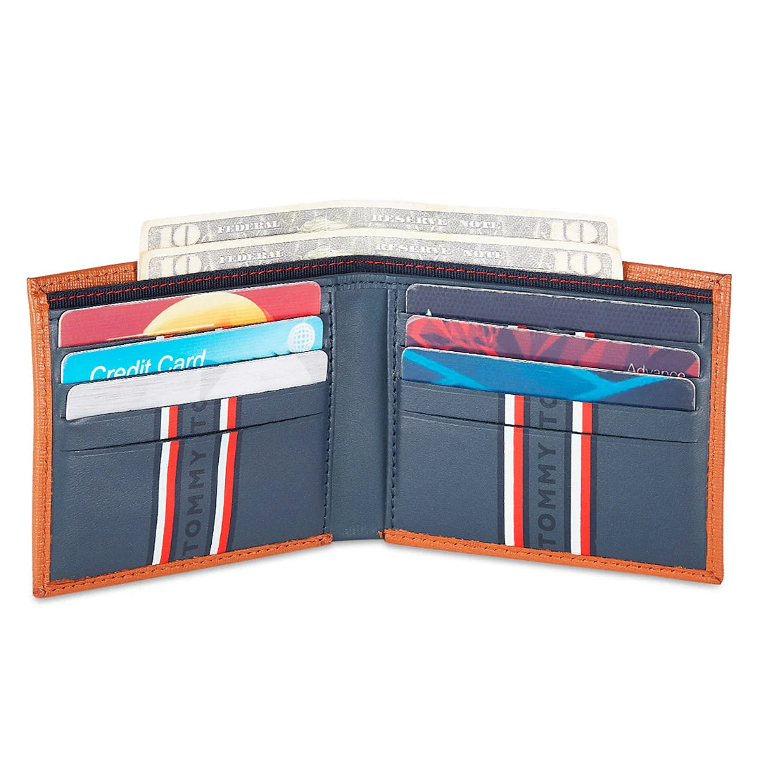 Tommy Hilfiger Folk Men's Leather Slimfold Wallet - Image 15