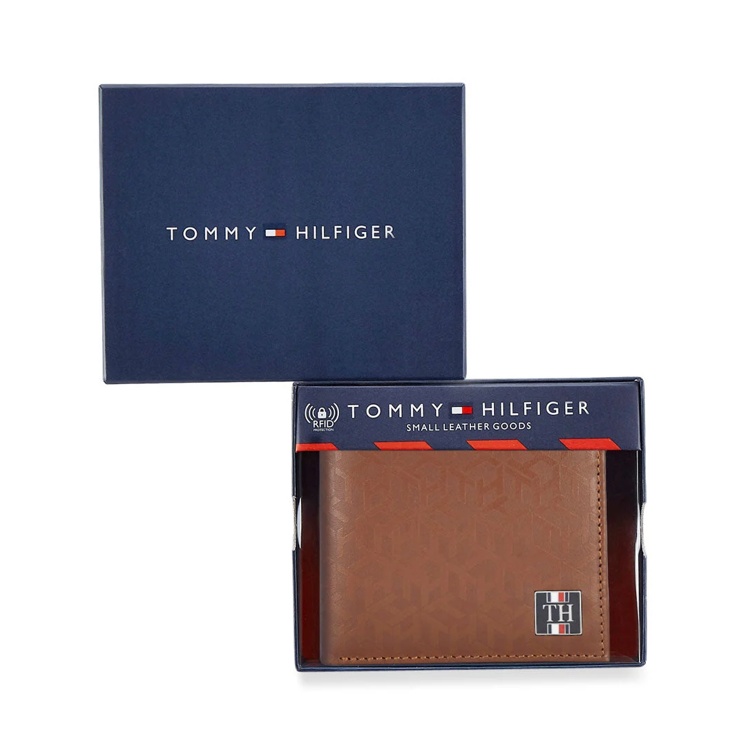 Tommy Hilfiger Franco Printed Men's Leather Global Coin Wallet-Black - Image 20