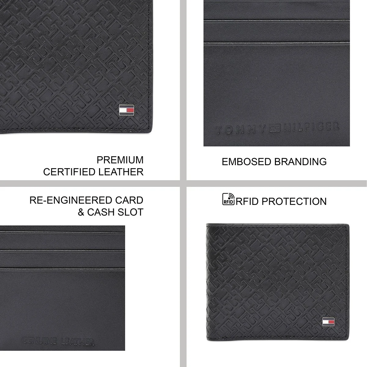 Tommy Hilfiger Greywalls Men's Slimfold Wallet - Image 7