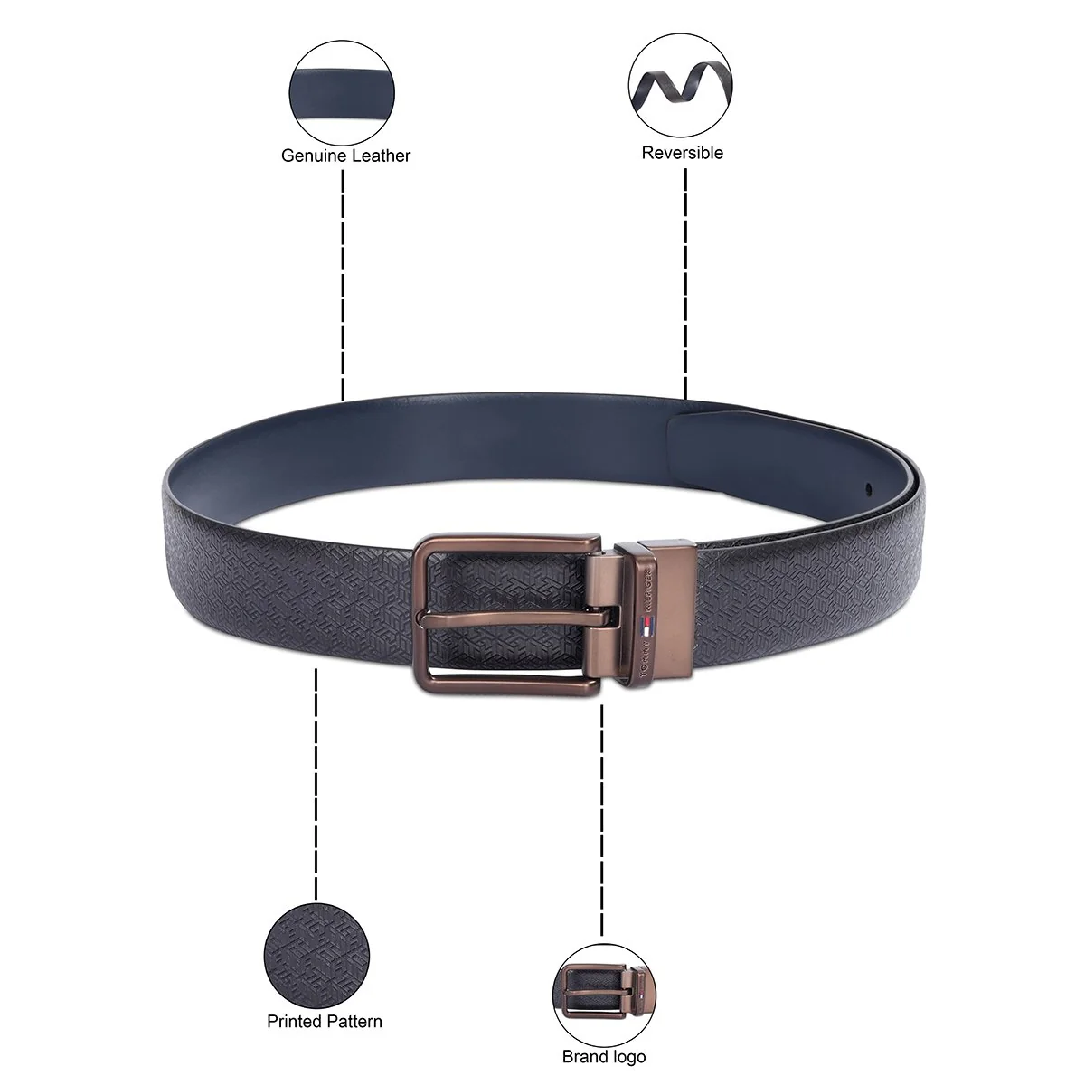 Tommy Hilfiger Griswold Men's Reversible Belt - Image 12