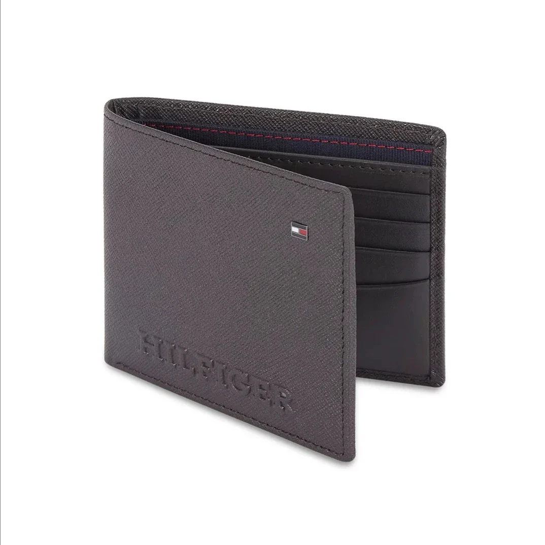Tommy Hilfiger Harstad Men's Leather Slimfold Wallet - Image 2